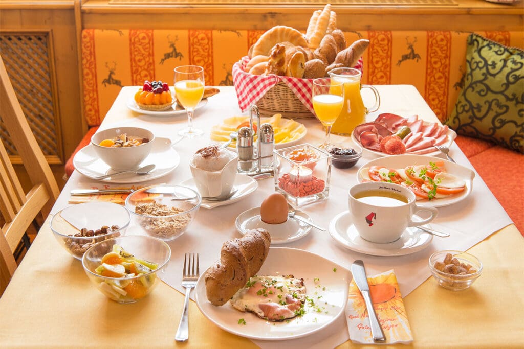 Frühstücksbuffet - Hotel-Garni Binggl in Obertauern