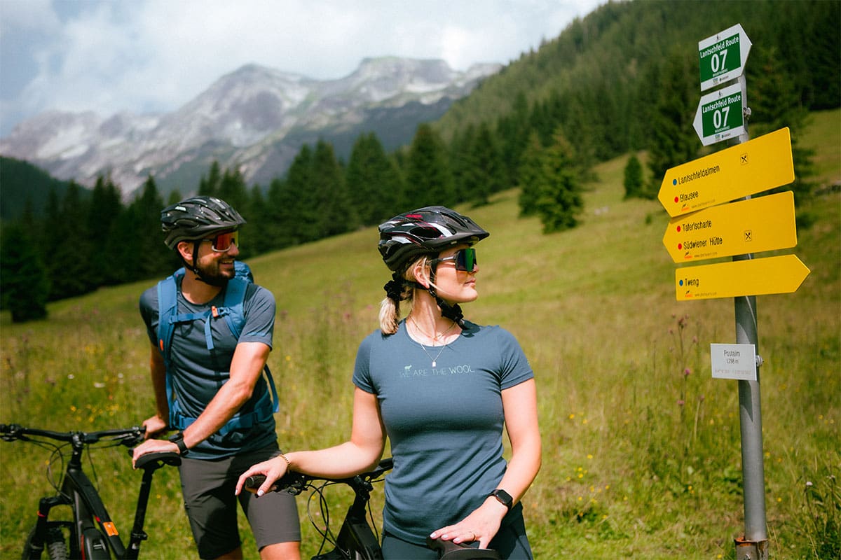 Mountainbiken im Sommerurlaub in Obertauern